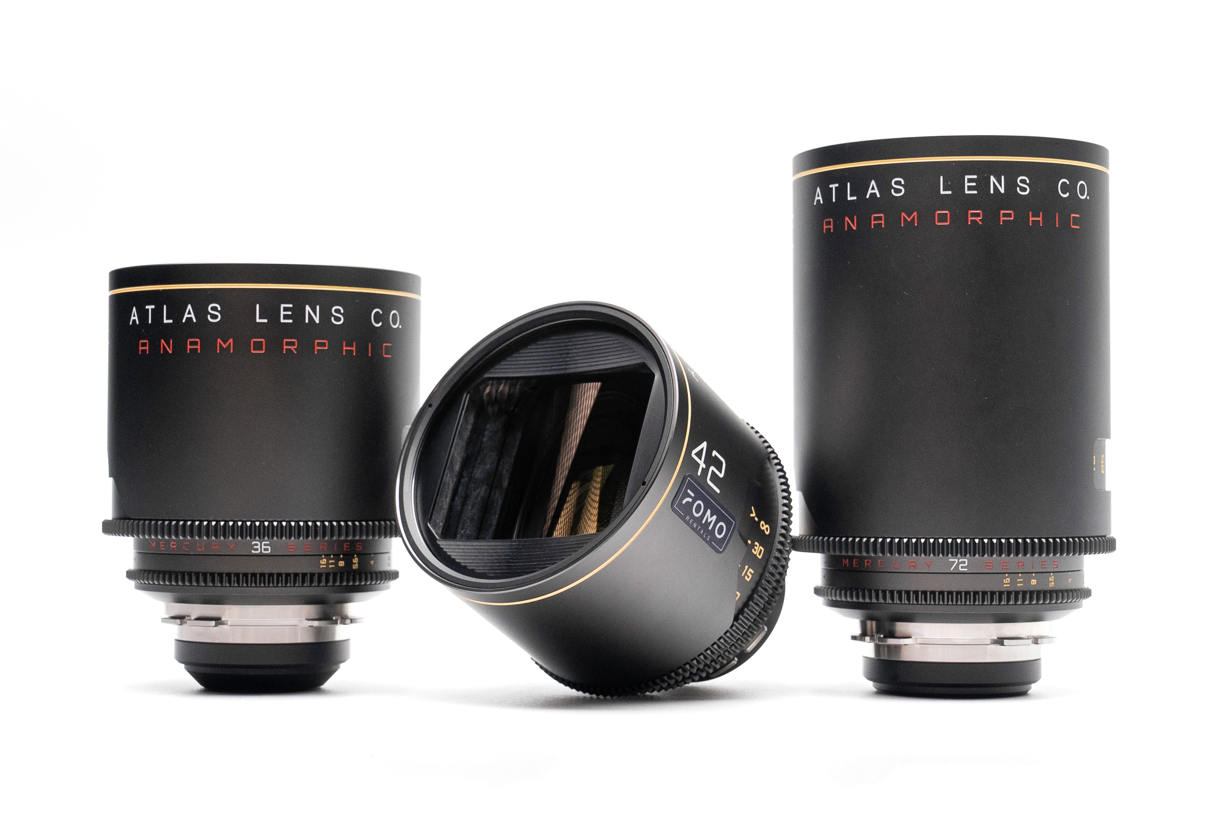 A photo of Atlas Mercury 1 5x Anamorphic Prime Set for hire in London